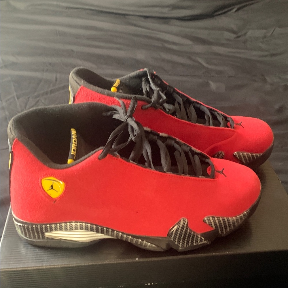 Jordan Red and Black Men's Shoes - Picture 3 of 8